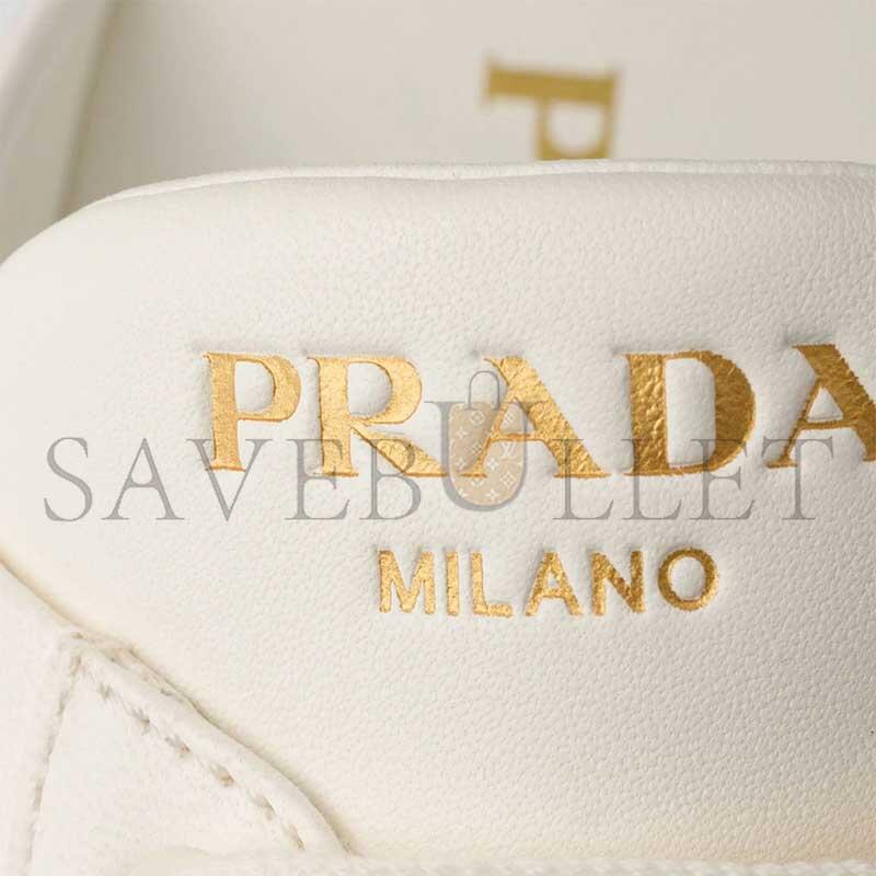 Pra*a leather backless sneakers 1e019o